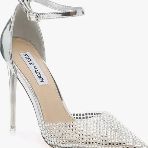 Steve Madden Alisha Rhinestone Pumps Size W11 - Picture 7 of 7